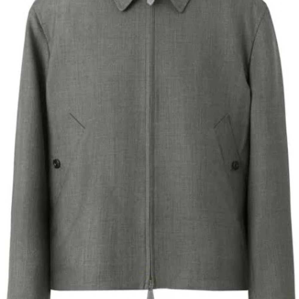 Burberry Men's Wool Harrington Zipped Jacket